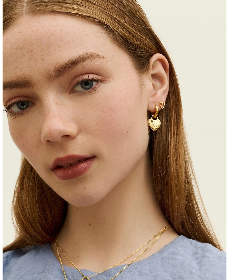 Ottoman Hands Heart Studs