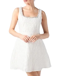 Coast Women's Full Skirted Mini Dress With Jewel Trim