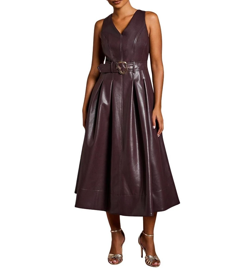 Coast Women's V Neck Sleeveless Dress