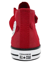 Converse Toddler Girls' Chuck Taylor All Star Bows High Top Fastening Strap Casual Sneakers from Finish Line