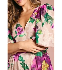 Coast Women's Bow Detail Jacquard Midi Dress