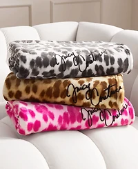 Juicy Couture Plush Throw, 50" x 70"