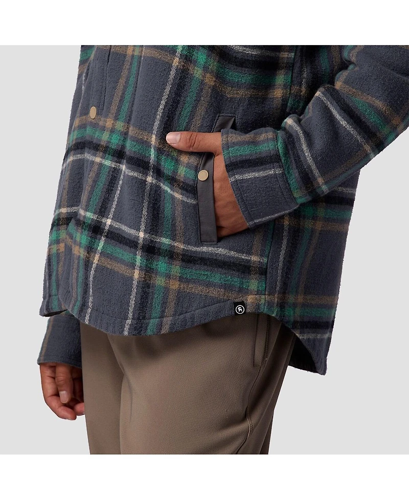 Backcountry Men's Venture Stretch Flannel Shacket Shirt Jackets
