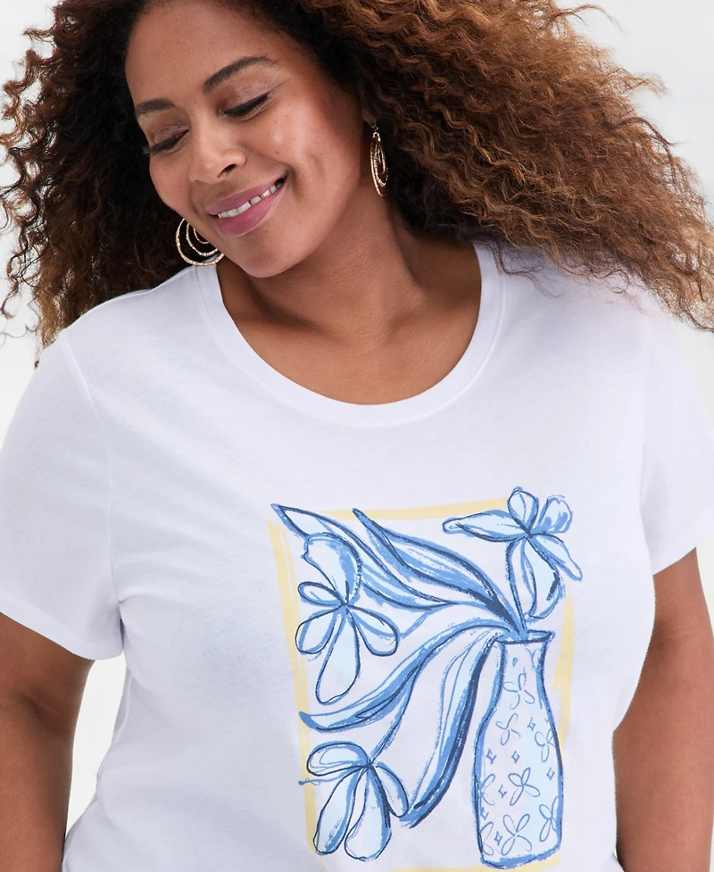 Style & Co Plus Perfect Graphic T-Shirt