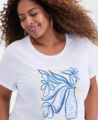 Style & Co Plus Perfect Graphic T-Shirt