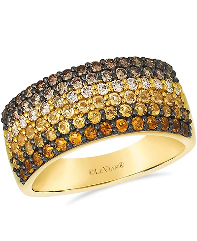 Le Vian Citrine Ombre (0.55 ct. t.w.) and Chocolate Diamond (0.63 ct. t.w.) Ring in 14K Honey Gold
