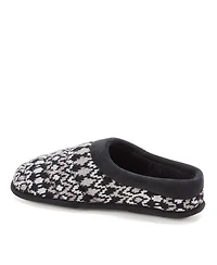 Dearfoams Men's Asher Marled Knit Clog House Slipper
