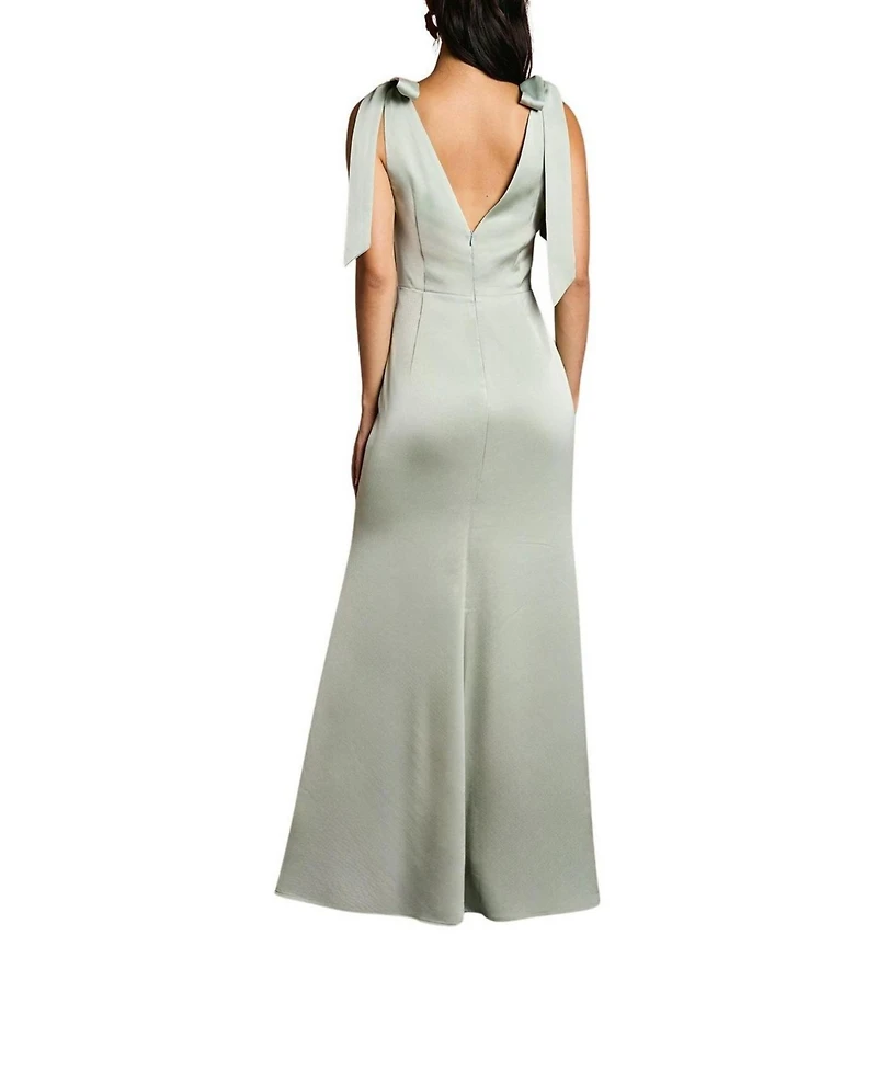 Coast Women's Satin Back Maxi Bridesmaid Dress