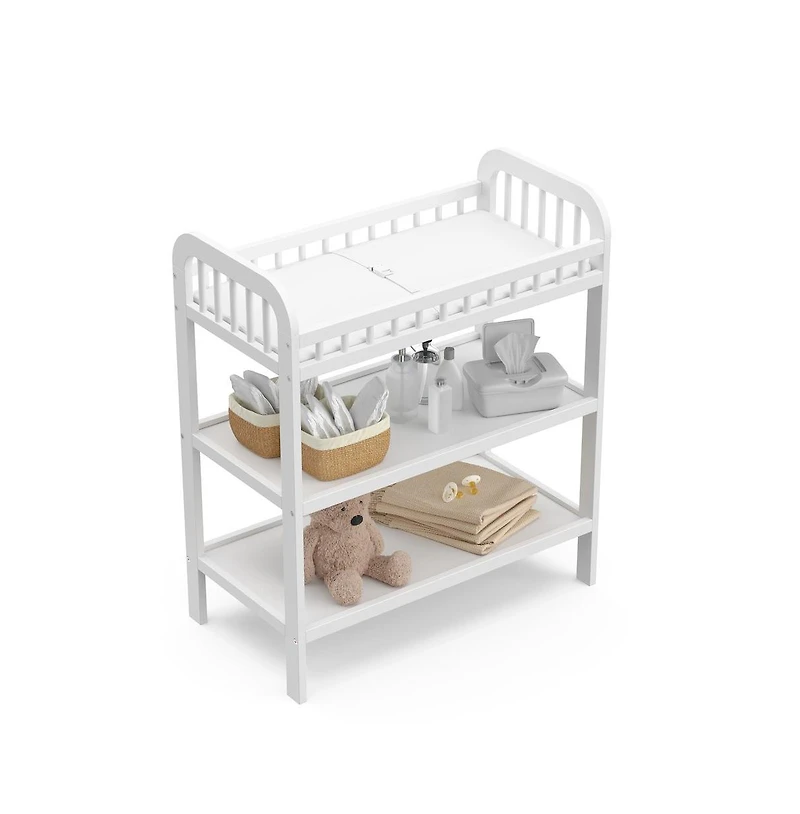 Storkcraft Pasadena Changing Table with Water-Resistant Changing Pad