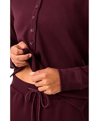 Kindred Bravely Maternity Waffle Nursing Lounge Set