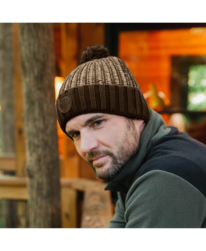 Kanut Sports Men's Unisex Mission Pom Heather beanie
