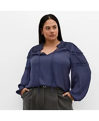 City Chic Women's Drama Queen Shirt