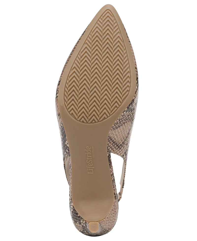 LifeStride Annalise Pointed Toe Slingback Pumps