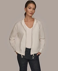Donna Karan Weekend Women's Long-Sleeve Hooded Jacket