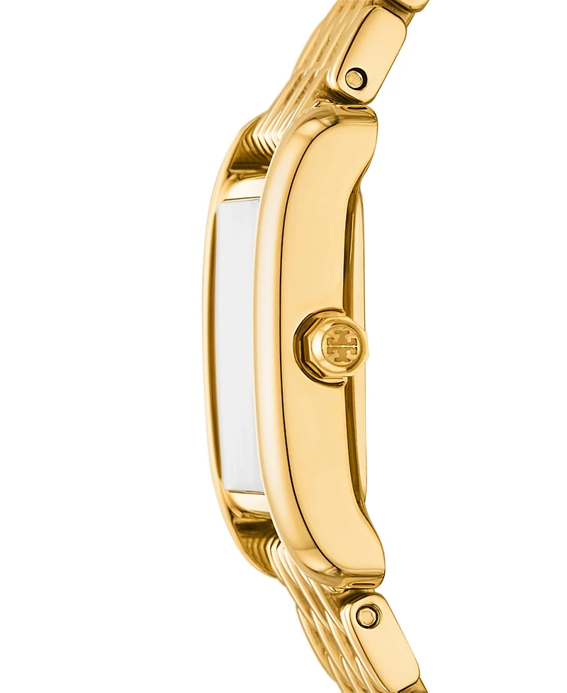 Tory Burch Women's The Eleanor Small Quartz Two-Hand Gold Stainless Steel, 20mm
