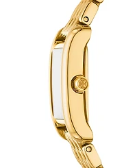 Tory Burch Women's The Eleanor Small Quartz Two-Hand Gold Stainless Steel, 20mm