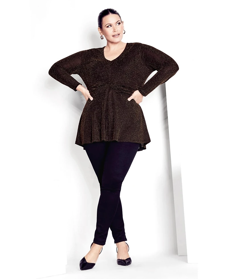 Avenue Women's Glitteratzi Top