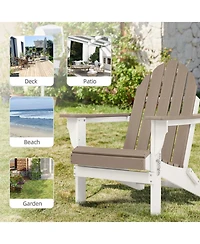Aoodor Outdoor Folding Adirondack Chair