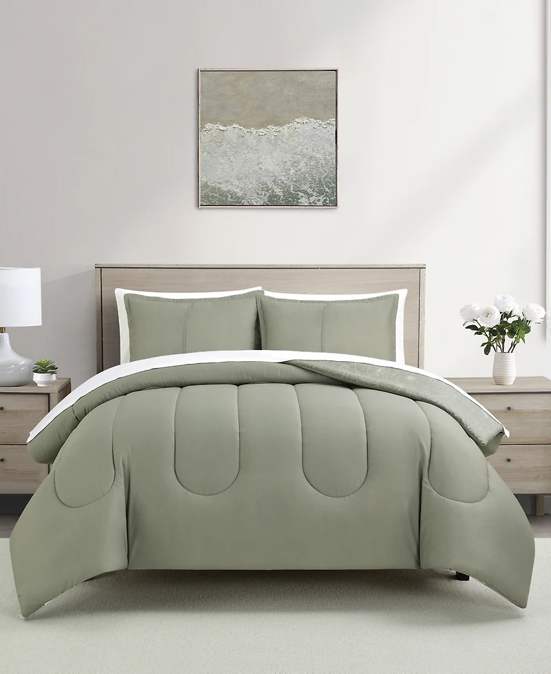 Sunham Julia Floral 3-Pc. Comforter Sets