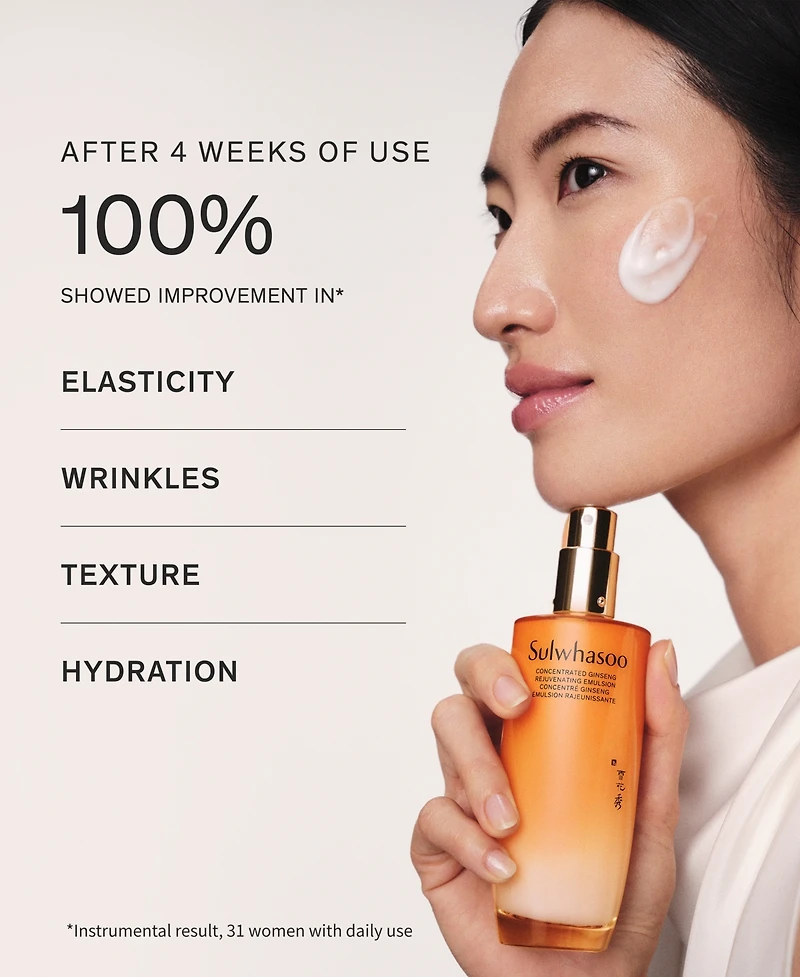 Sulwhasoo Concentrated Ginseng Rejuvenating Emulsion, 4.2 oz.