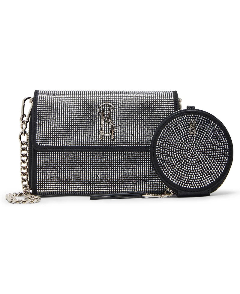 Steve Madden Boxed Embellished Carina Crossbody Wallet