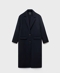 Mango Women's Wool Overcoat