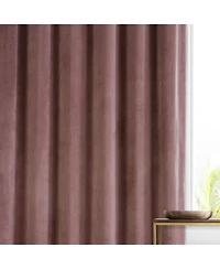Half Price Drapes Rosehip Signature Plush Velvet Hotel Blackout Curtain