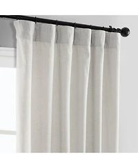 Half Price Drapes Light Sand Simply Faux Linen Curtain Pair (2 Panels)