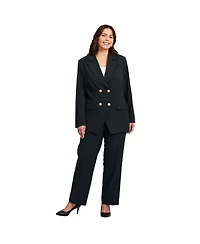 Avenue Women's Plus Cool Hand Double Breasted Blazer