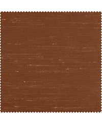 Half Price Drapes Copper Kettle Vintage Textured Faux Dupioni Silk Curtain