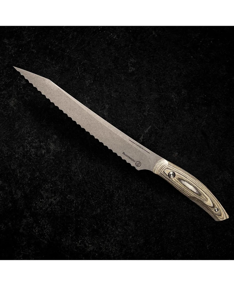 Messermeister Carbon Scalloped Slicer / 9"