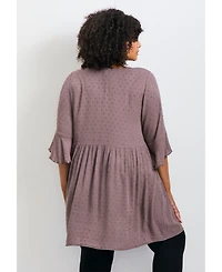Avenue Women's Veronica Dobby Tunic