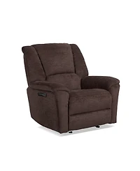 Flexsteel 44" Preston Power Gliding Recliner with Power Headrest Lumbar