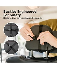 KeaBabies Baby Car Mirror, Large Shatterproof Mirror for Seat Rear Facing, Carseat Infant