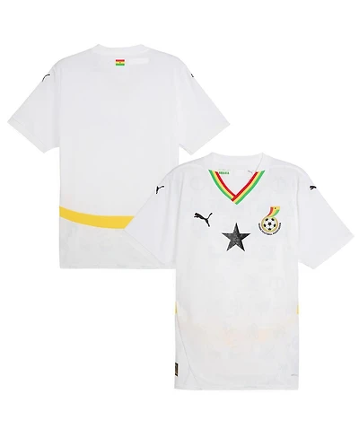 Puma Men's White Ghana National Team 2025 Home Replica Jersey
