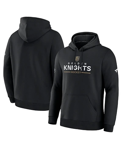 Fanatics Men's Black Vegas Golden Knights Authentic Pro Primary Hoodie