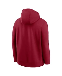 Nike Men's Cardinal Usc Trojans Club Fleece Arch Pullover Hoodie