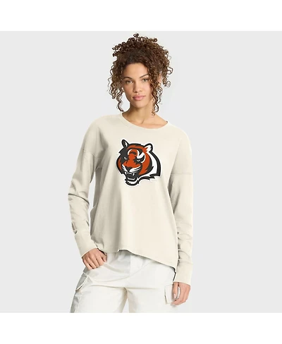 Fanatics Women's Cream Cincinnati Bengals Dove Legacy Long Sleeve T-Shirt