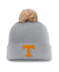 Nike Men's Gray Tennessee Volunteers Primetime Peak Campus Cuffed Pom with Knit Hat