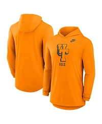 Nike Men's Tennessee Orange Volunteers Legacy Tri-Blend Dri-fit Long Sleeve Hoodie T-Shirt