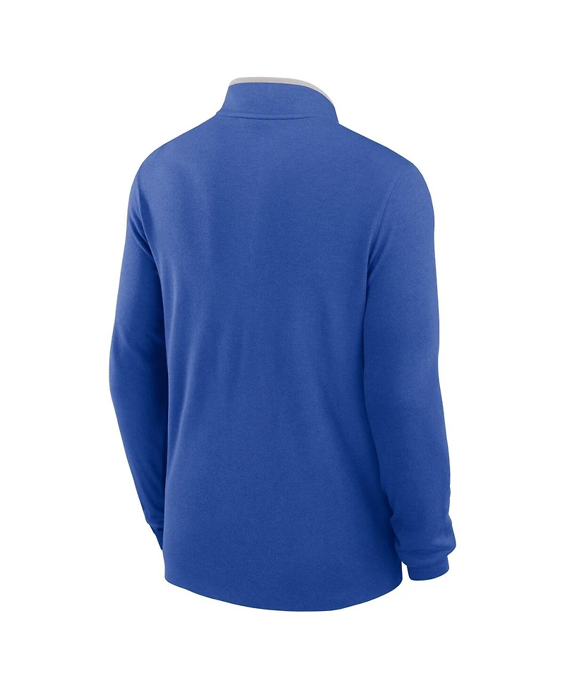 Nike Men's Royal Kentucky Wildcats Courtside Victory Dri-fit Half-Zip Pullover Sweatshirt