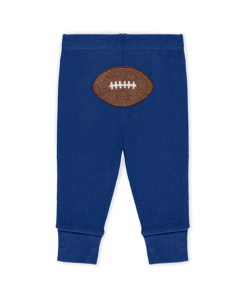 Wear by Erin Andrews Baby Boys and Girls Newborn 3-Piece New York Giants Turn Me Around Bodysuits Pant Set