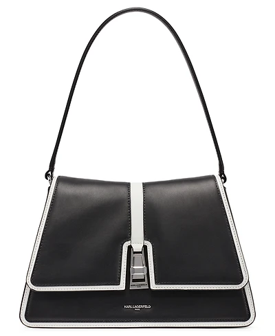 Karl Lagerfeld Paris Mercerie Medium Leather Satchel