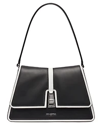 Karl Lagerfeld Paris Mercerie Medium Leather Satchel