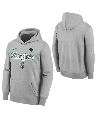 Nike Big Boys and Girls Navy Seattle Mariners 2025 World Series Authentic Collection Therma Hoodie