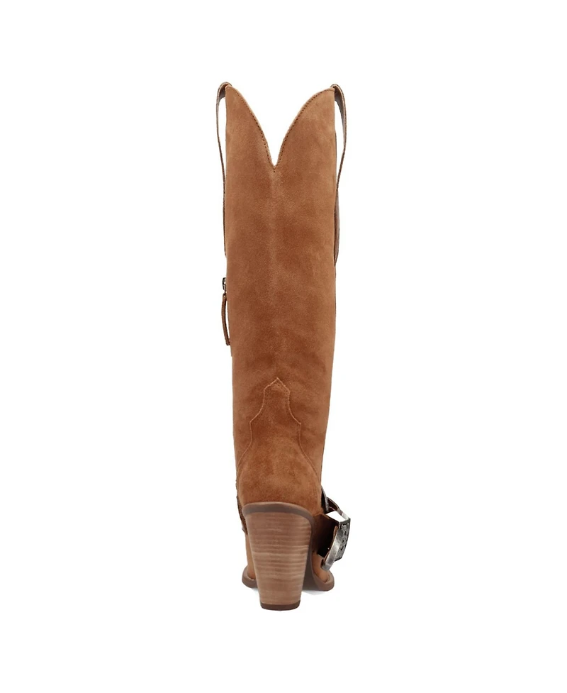 Dingo Women's Shoe Designed With Suede/Polyester (Yeehottie) - Boots