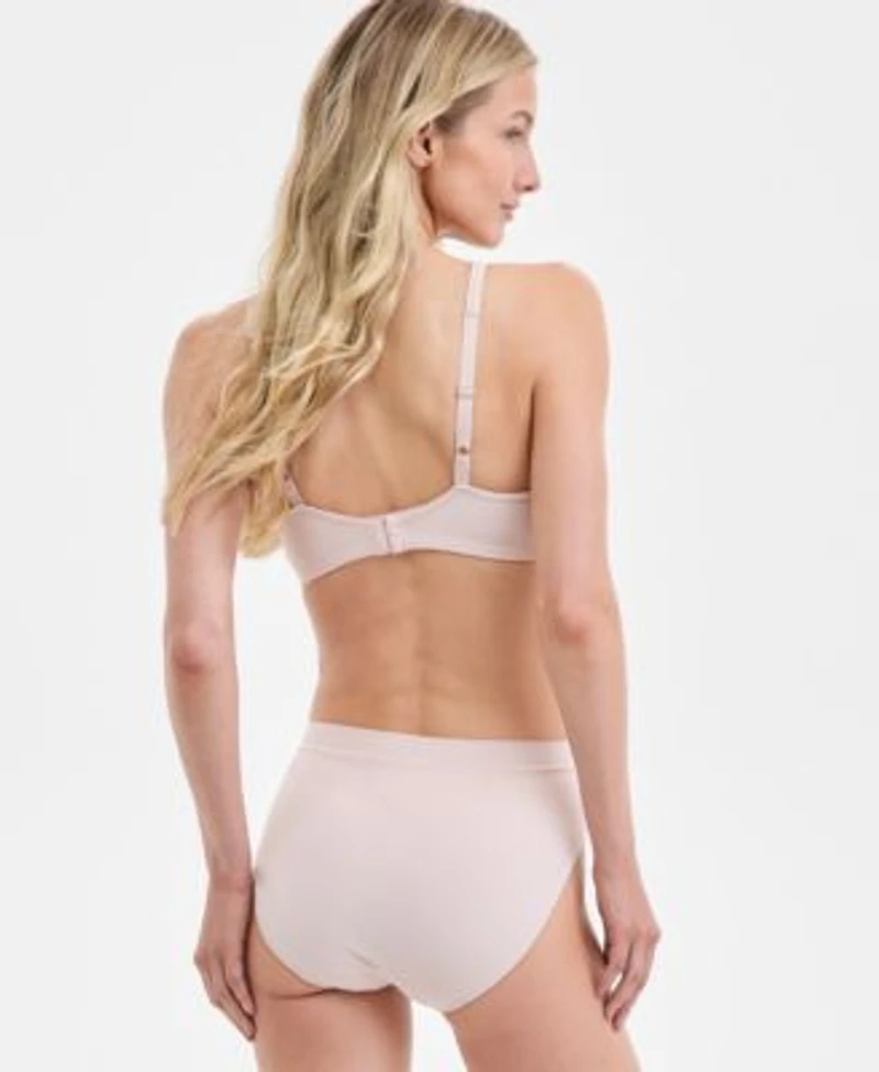 Bali Womens Passion For Comfort Seamless Underwire Minimizer Bra One Smooth U Smoothing Hi Cut Brief Underwear