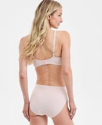 Bali Womens Passion For Comfort Seamless Underwire Minimizer Bra One Smooth U Smoothing Hi Cut Brief Underwear