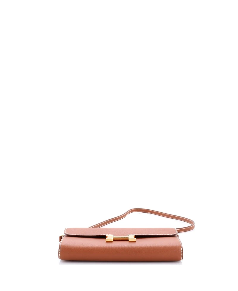 Pre-Owned Hermes Constance To Go Wallet Evercolor
