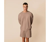 Ocio Big & Tall Men s Organic Cotton Teddy Everywhere Shorts - Plus and Special